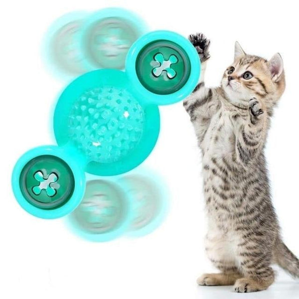 Scratch Hair Interactive Windmill Toy For Cats